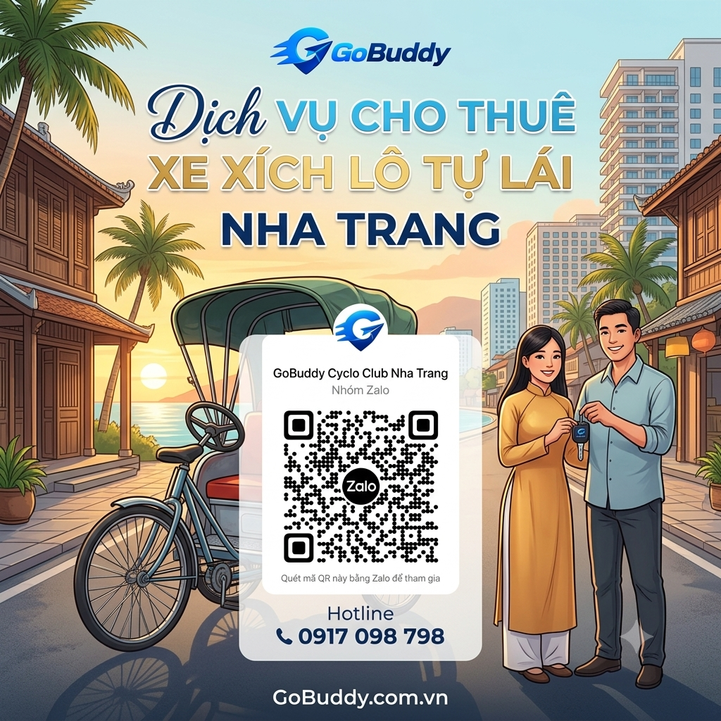 Dịch Vụ Cho Thuê Xích Lô Tự Lái Tại Nha Trang – Trải Nghiệm Khám Phá Thành Phố