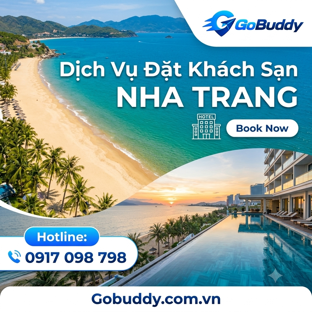 Dịch vụ đặt khách sạn Nha Trang – Đặt phòng nhanh, giá tốt cùng Gobuddy.com.vn
